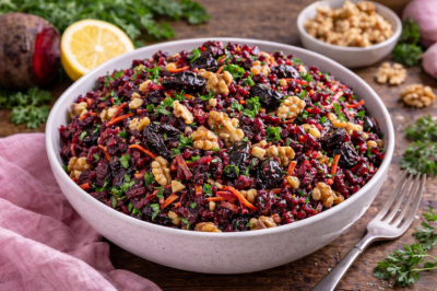 Салат &laquo;Здоровье&raquo; из свеклы &mdash; кладовая витаминов и вкуса в одной тарелке