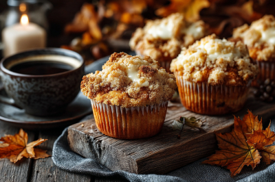 Эти кексы печем каждые выходные &mdash; аромат корицы и яблок собирает всю семью на кухне. С хрустящим штрейзелем сверху
