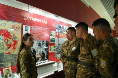 Будущие офицеры Казахстана посетили Военно-исторический музей