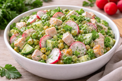 Салат &laquo;Дачный&raquo; стругается за 7 минут. Просто объедение, и варить ничего не надо