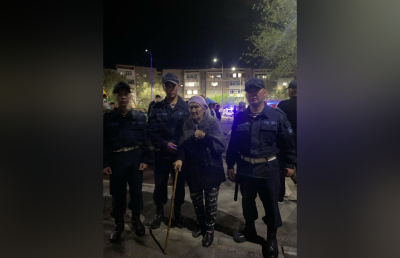 Гвардейцы первыми пришли на помощь при пожаре в Талдыкоргане
