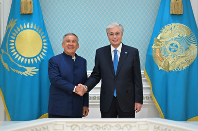 Президент провел встречу с Раисом Республики Татарстан Рустамом Миннихановым