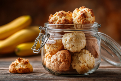 Печенье, которое не черствеет неделю: бананово-творожная вкусняшка к чаю